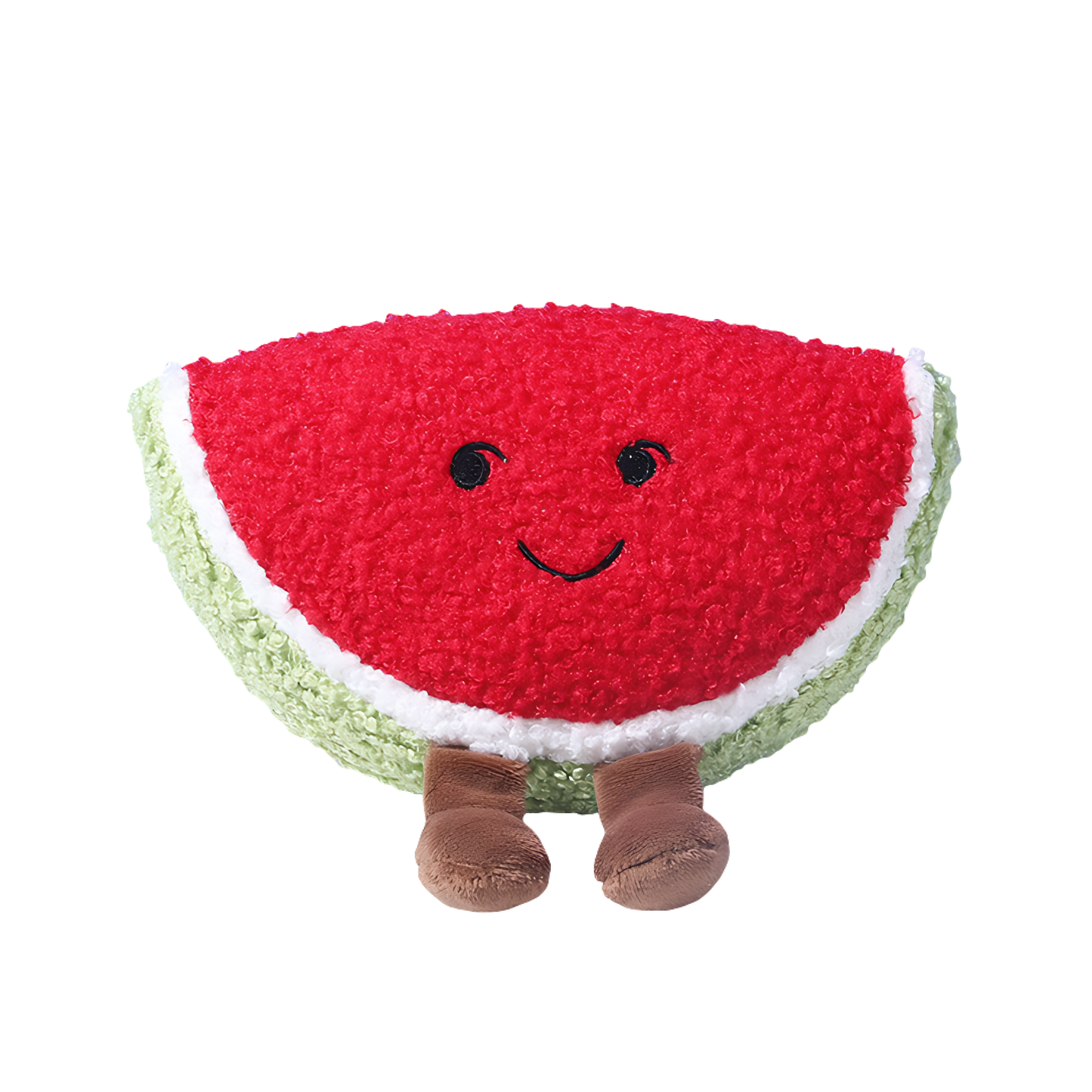 Plush Fruit Squeaky Dog Toy(Watermelon)