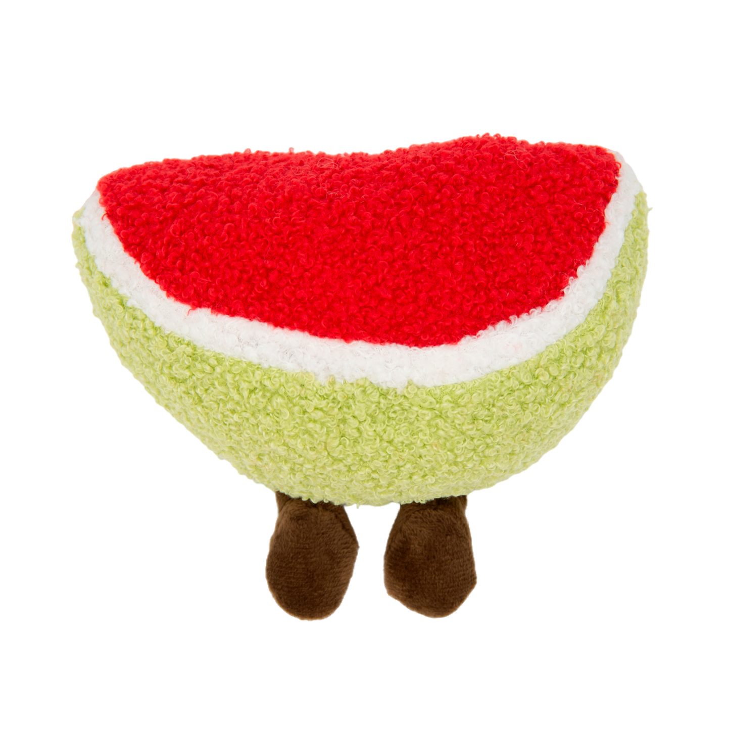 Plush Fruit Squeaky Dog Toy(Watermelon)