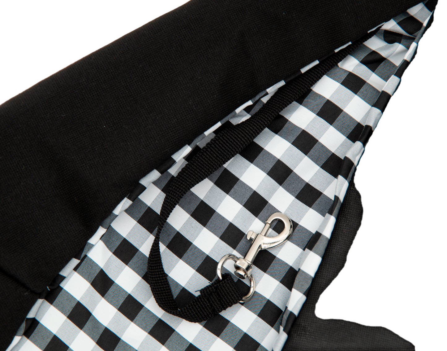 Travel Pet Sling Bag for Small Dogs (Black)