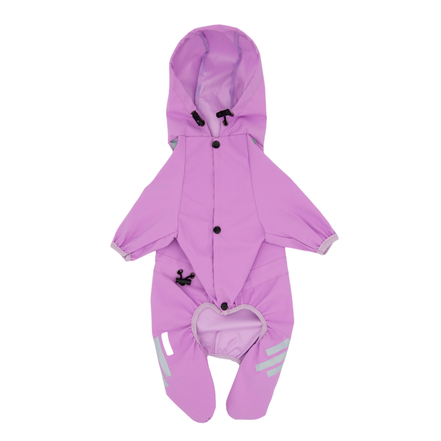 Waterproof Dog Raincoat(Deep Plum)(6-10lb)