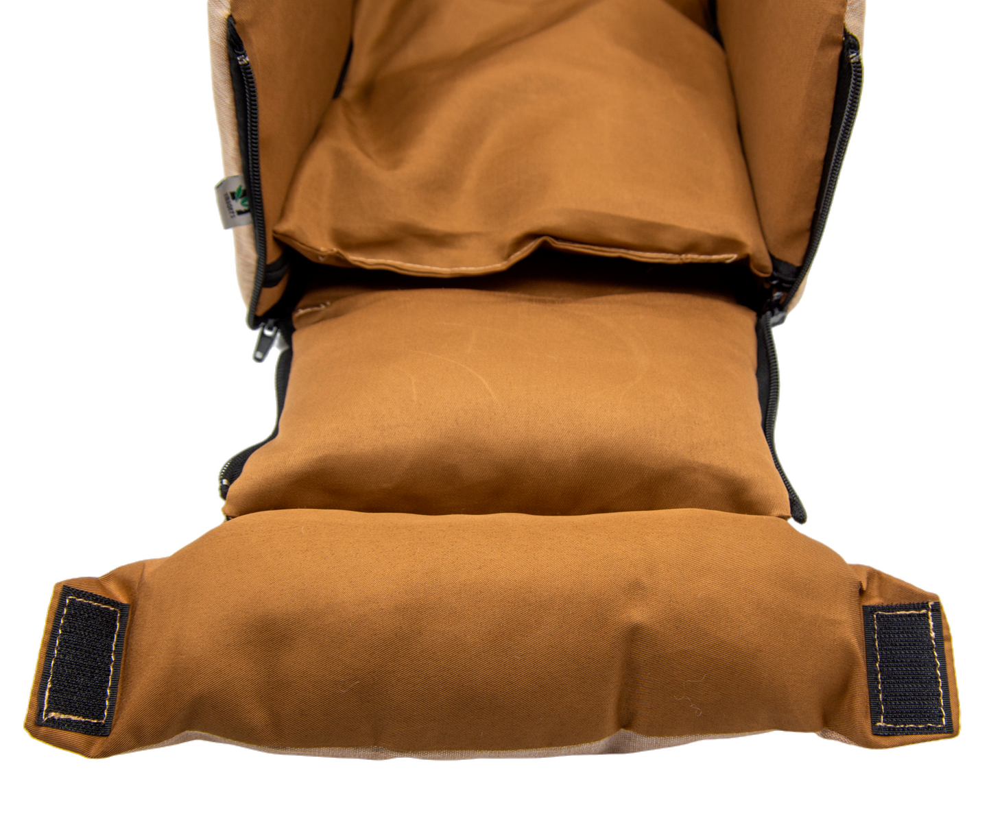 Small Dog Car Booster Seat with Thick Cushion(Khaki)