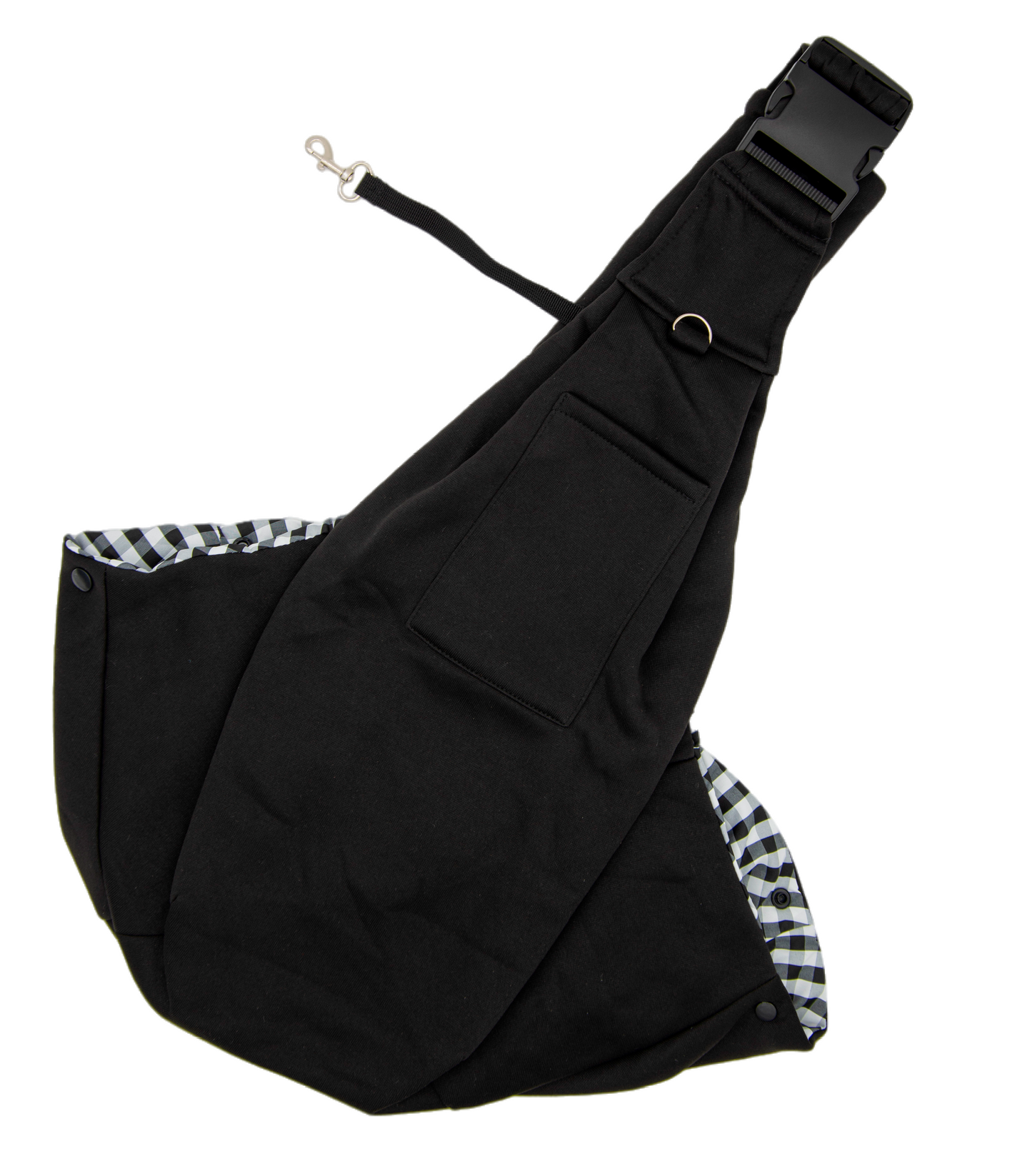 Travel Pet Sling Bag for Small Dogs (Black)