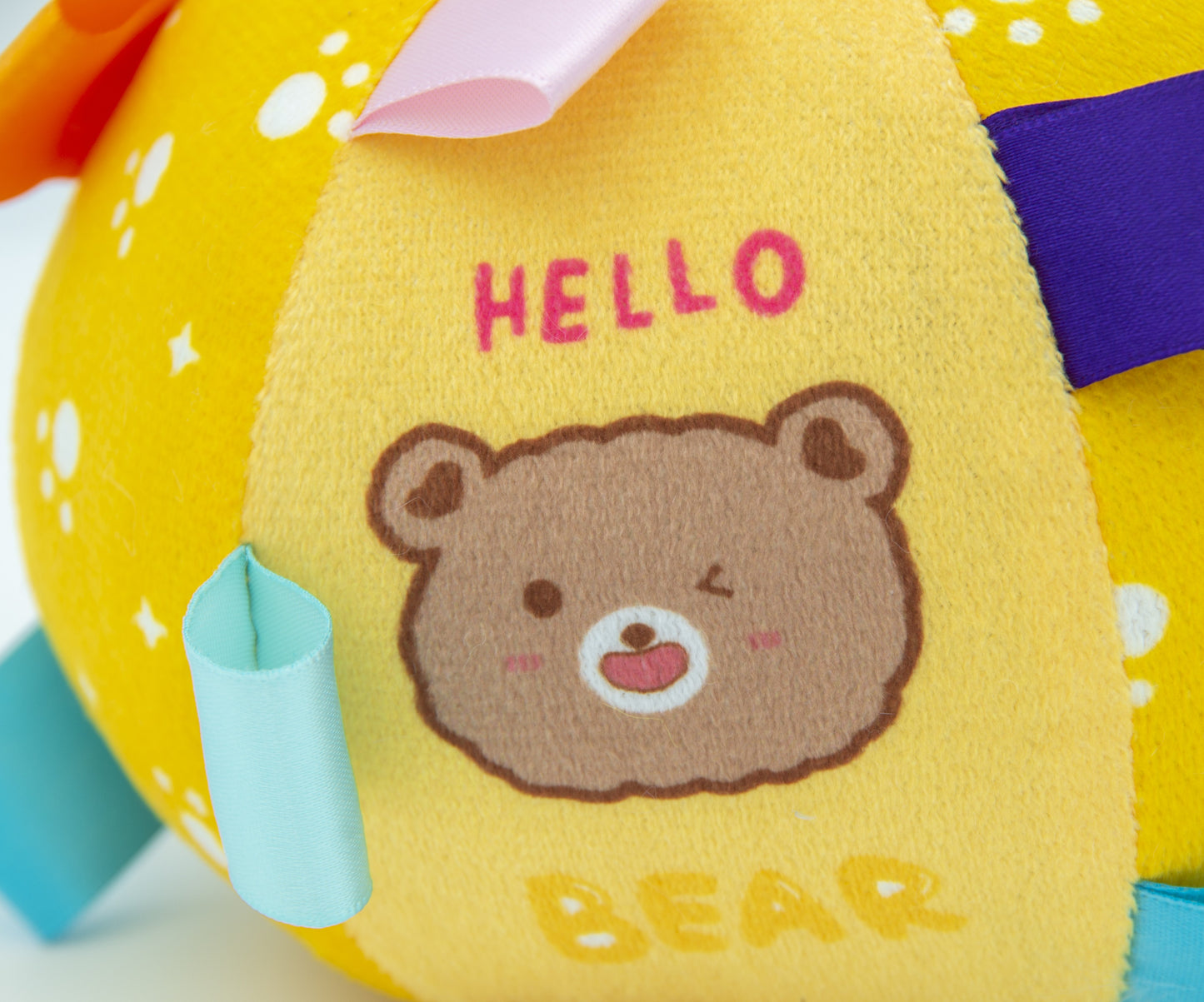 Hello Bear Grab Tabs Ball Toy for Dogs