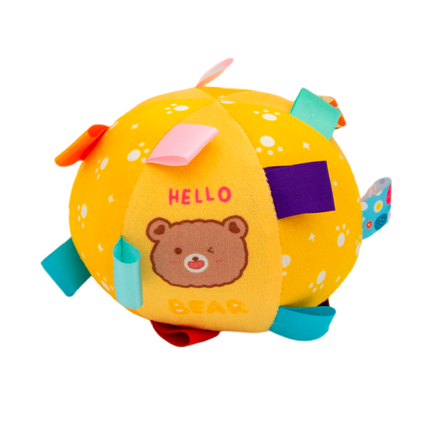 Hello Bear Grab Tabs Ball Toy for Dogs