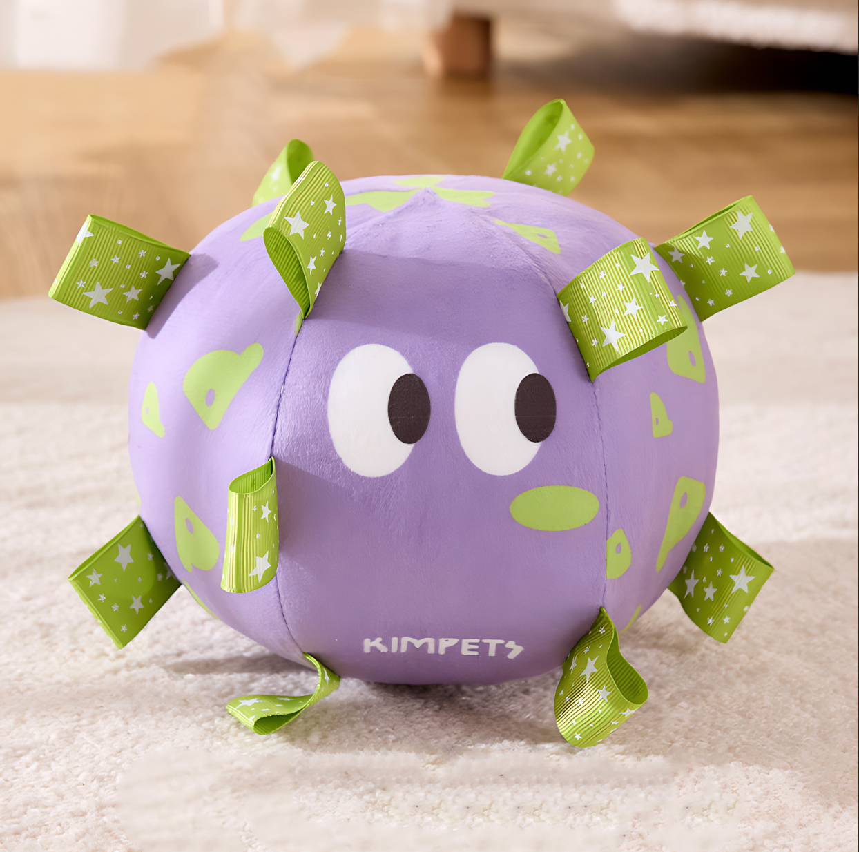 Big Eyed Grab Tabs Pup Ball Toy (Grape Pop)