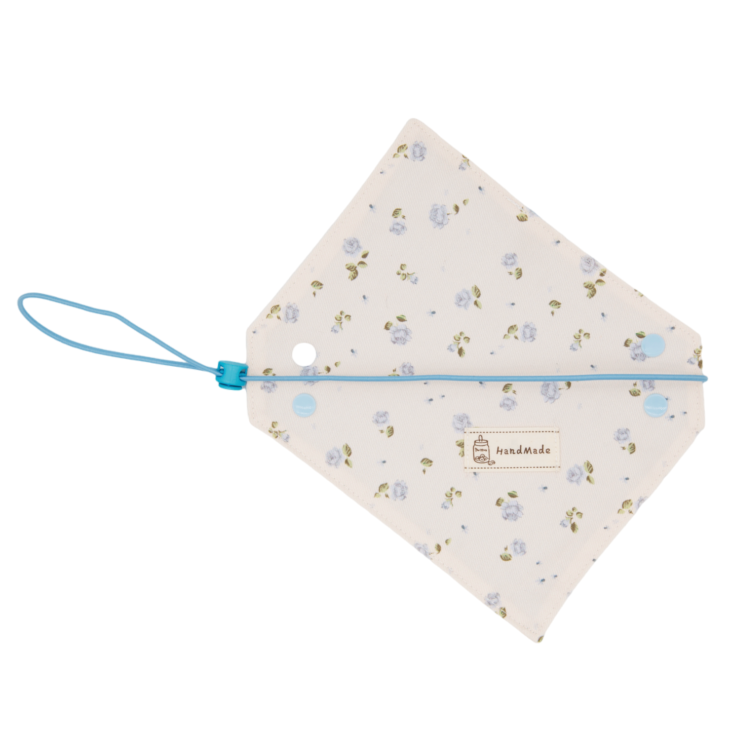 Macaron Dog Bandana(Blue Floral)