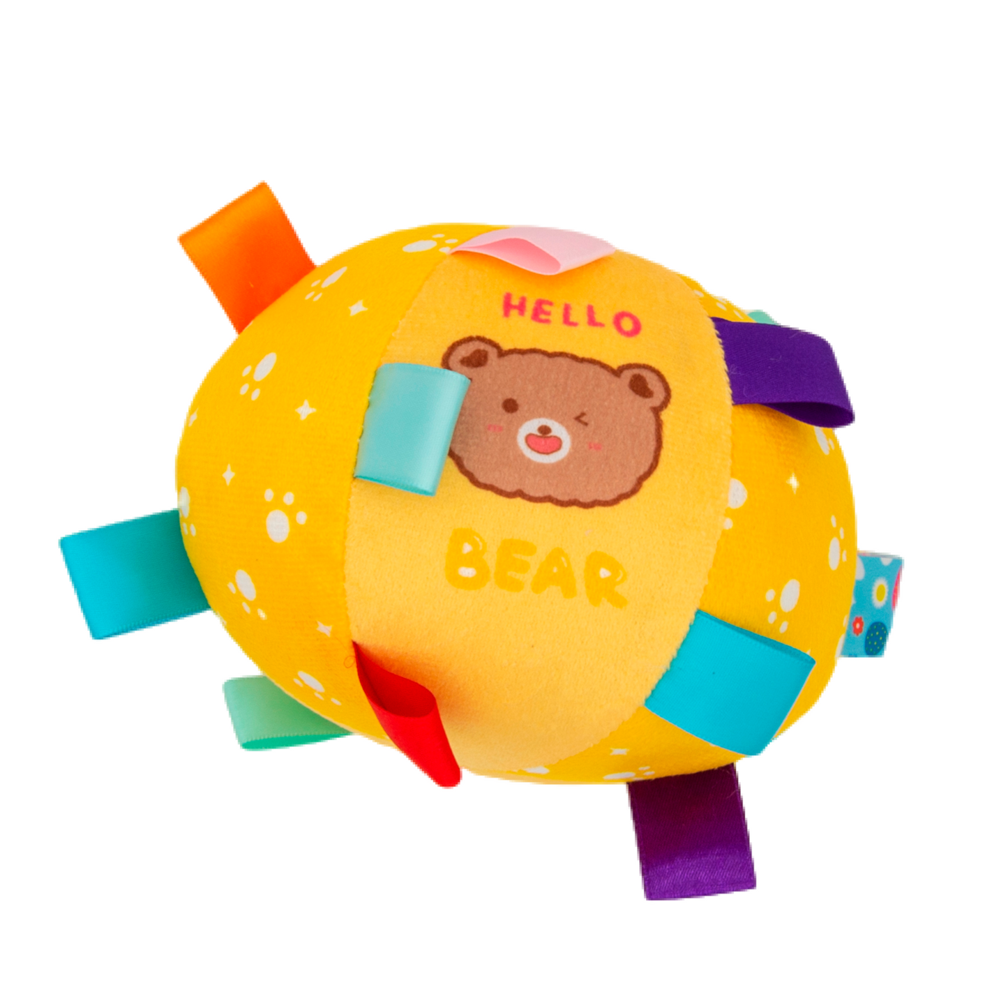 Hello Bear Grab Tabs Ball Toy for Dogs
