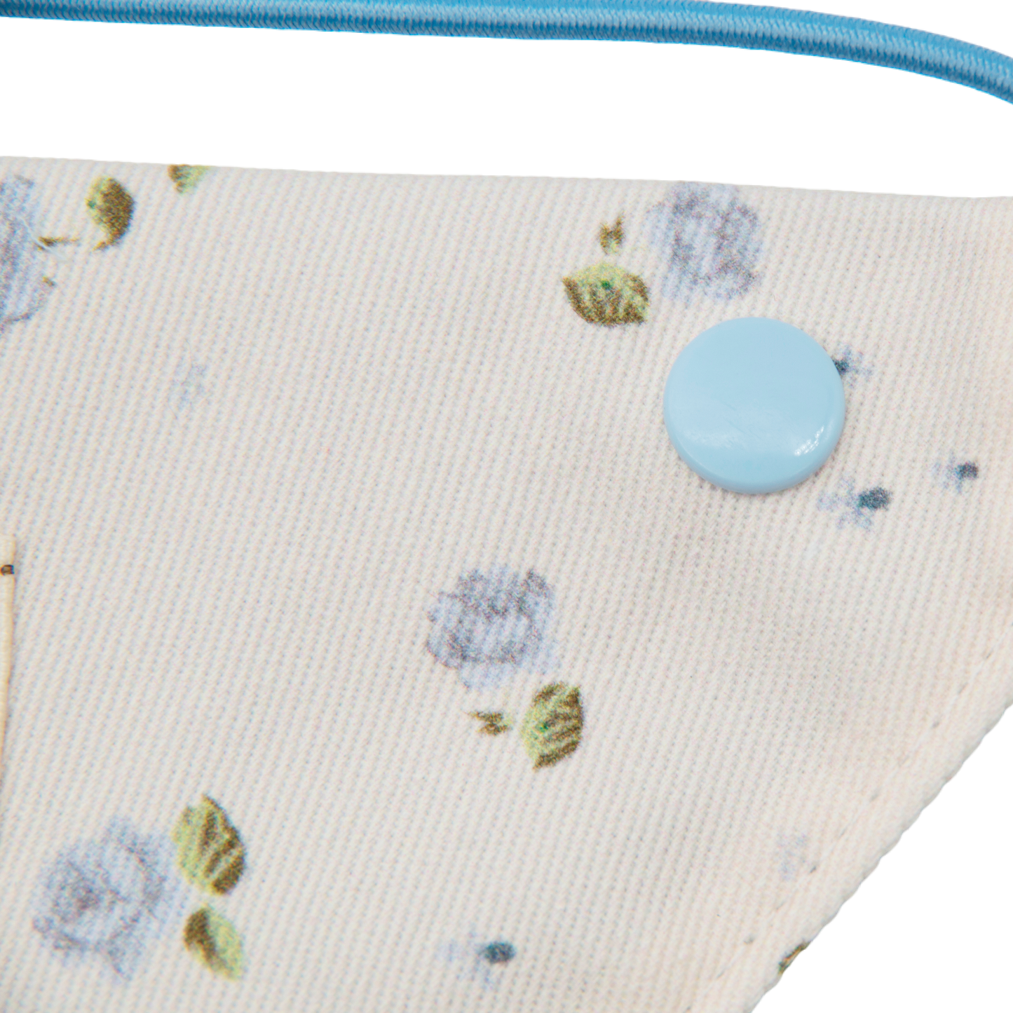 Macaron Dog Bandana(Blue Floral)