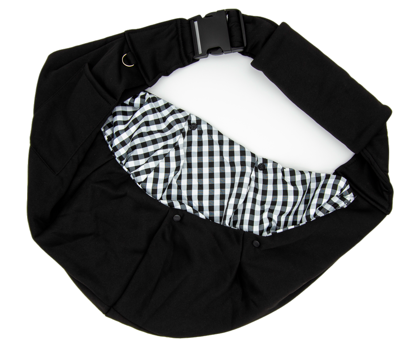 Travel Pet Sling Bag for Small Dogs (Black)