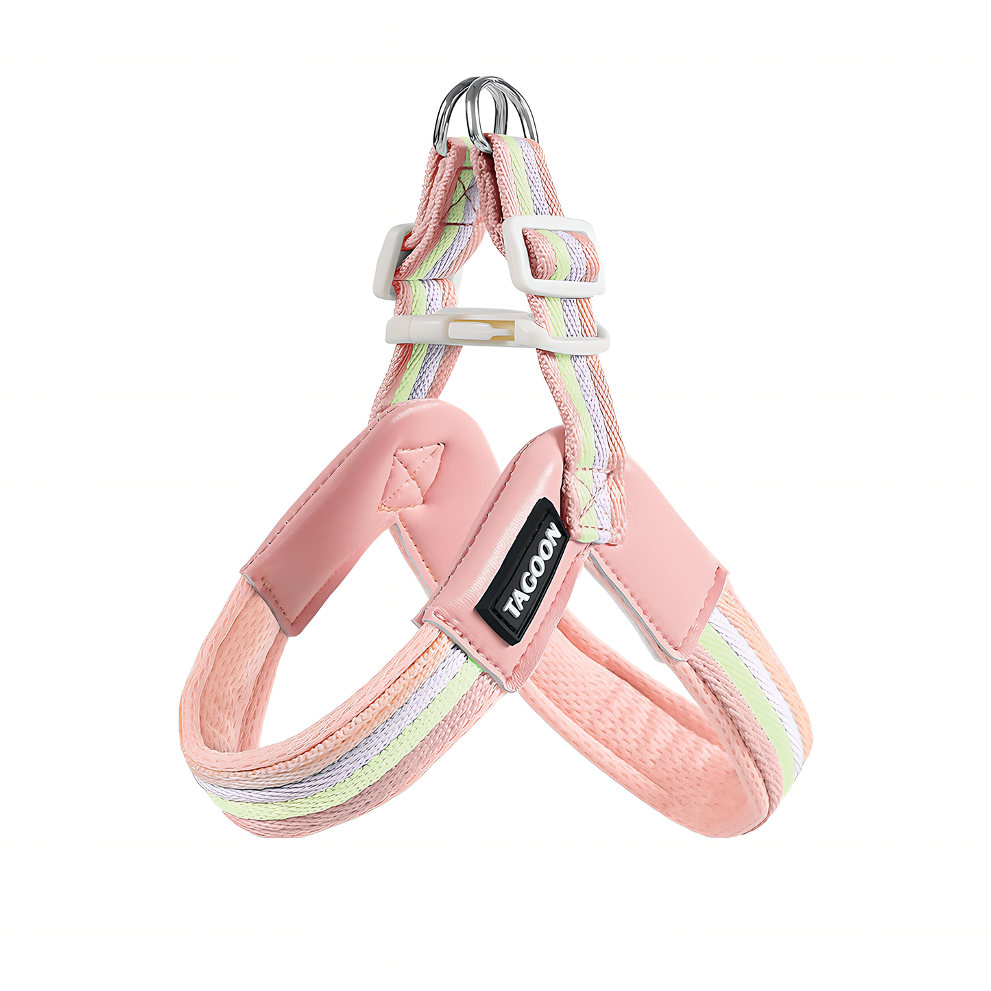 Rainbow V‑Harness with Mini Bag(Sakura Pink)