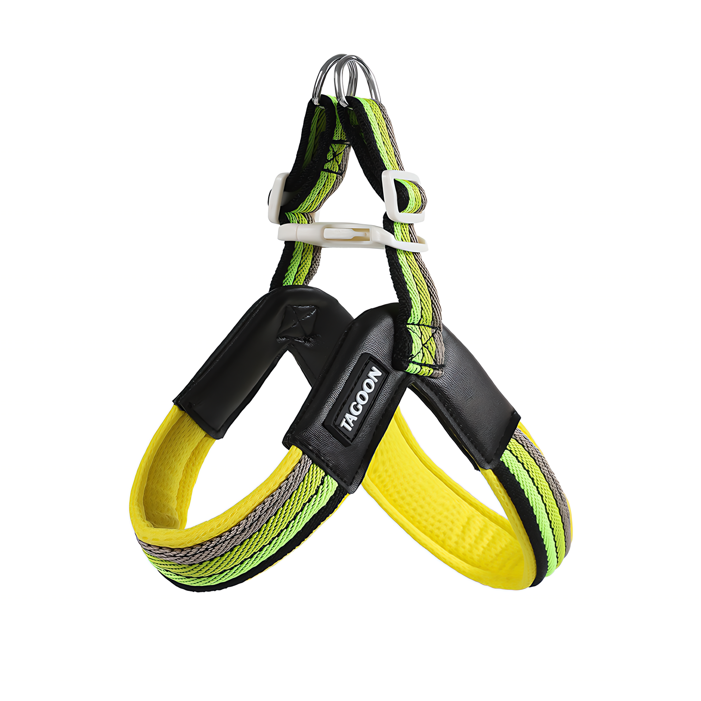 Rainbow V‑Harness with Mini Bag(Lime Green)