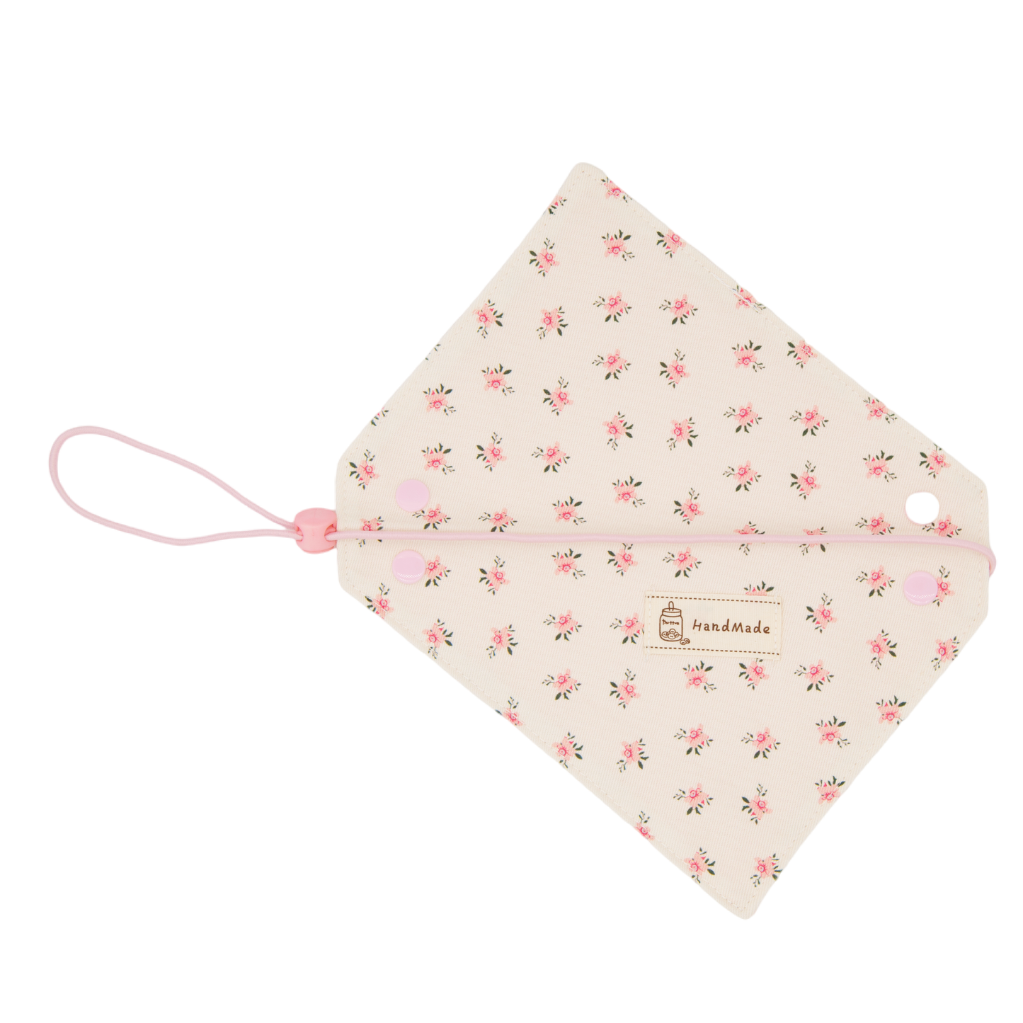 Macaron Dog Bandana(Pink Floral)