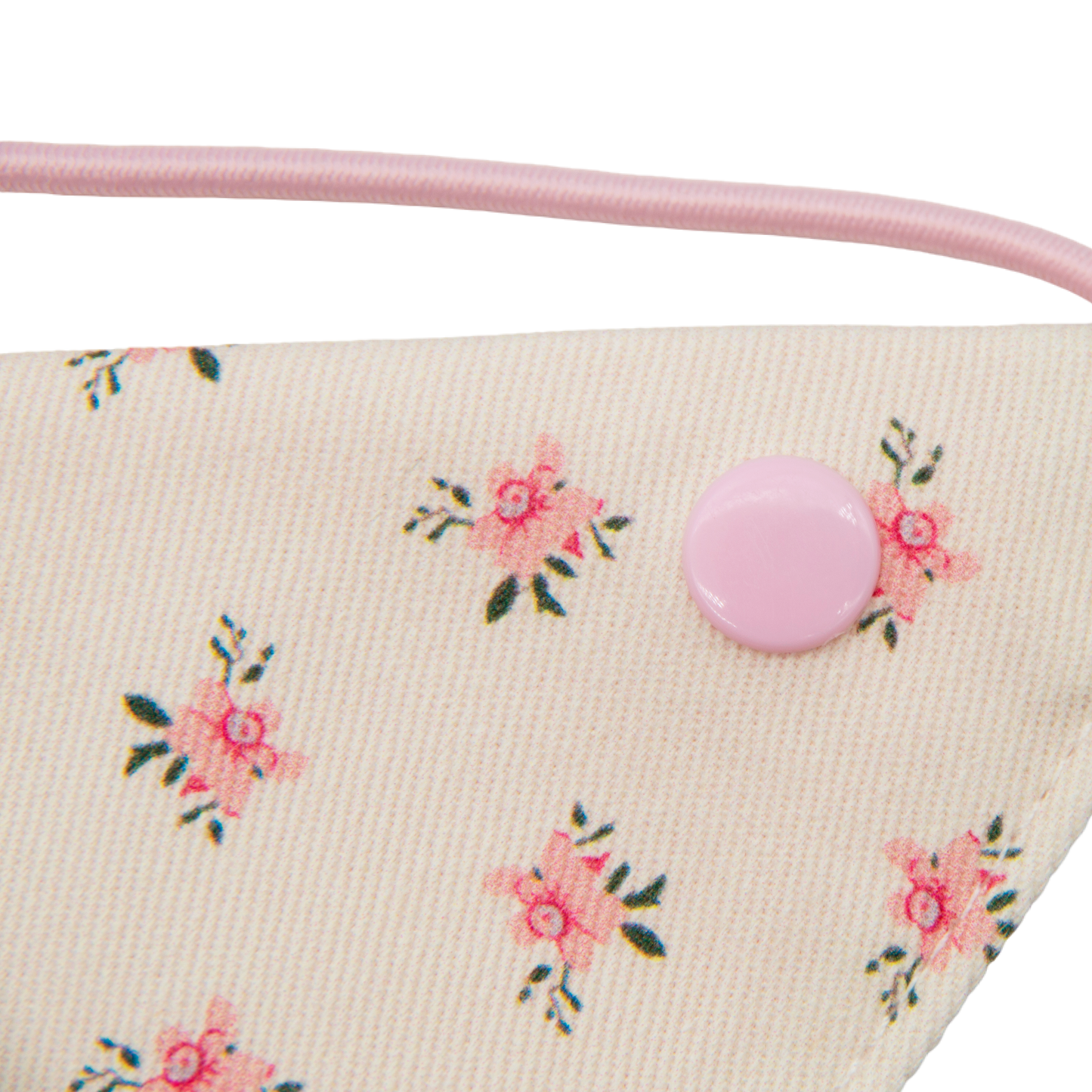 Macaron Dog Bandana(Pink Floral)