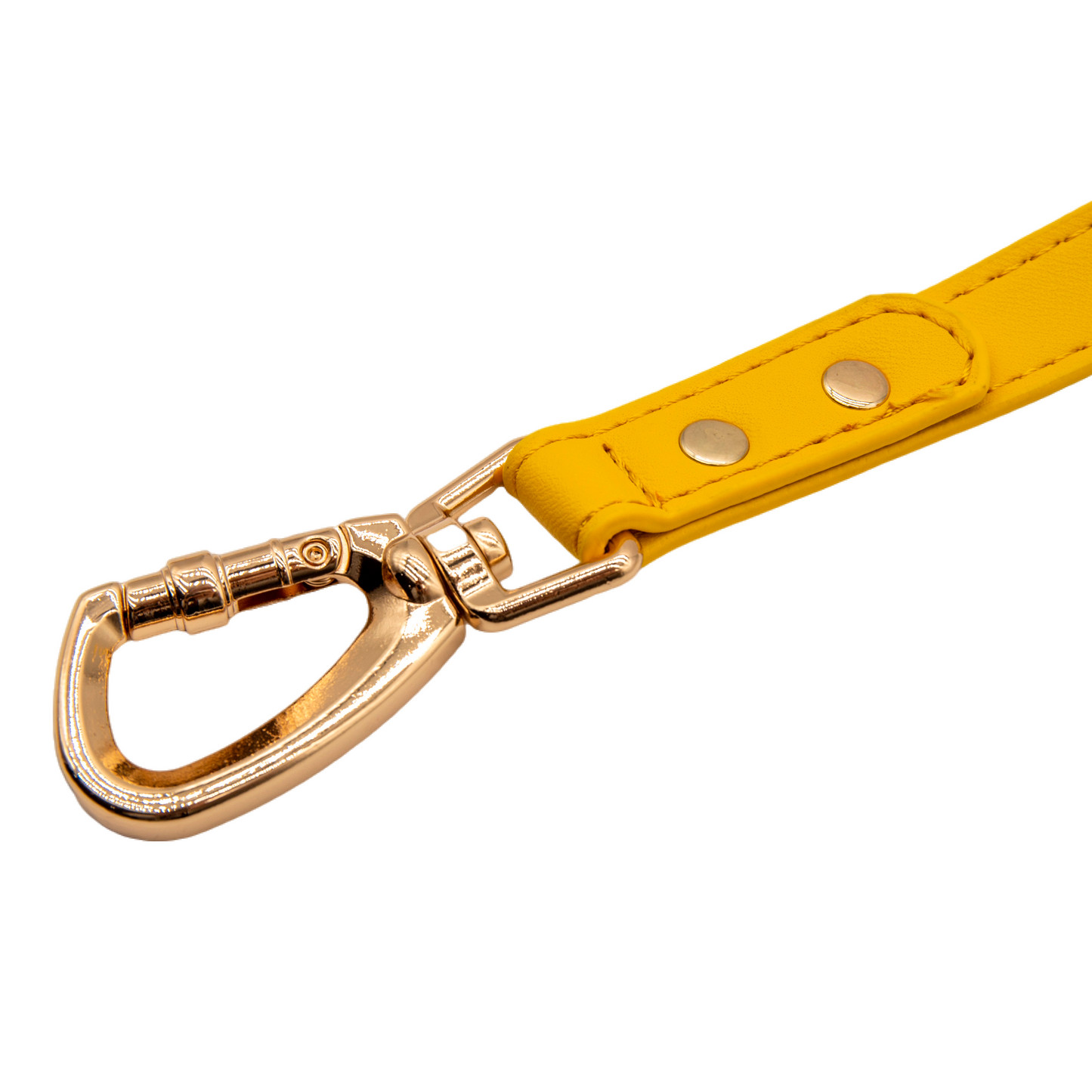 Small Dog PU Leather Harness & Leash Set (Fits Chest 26-50cm)(Sunshine Day Yellow)