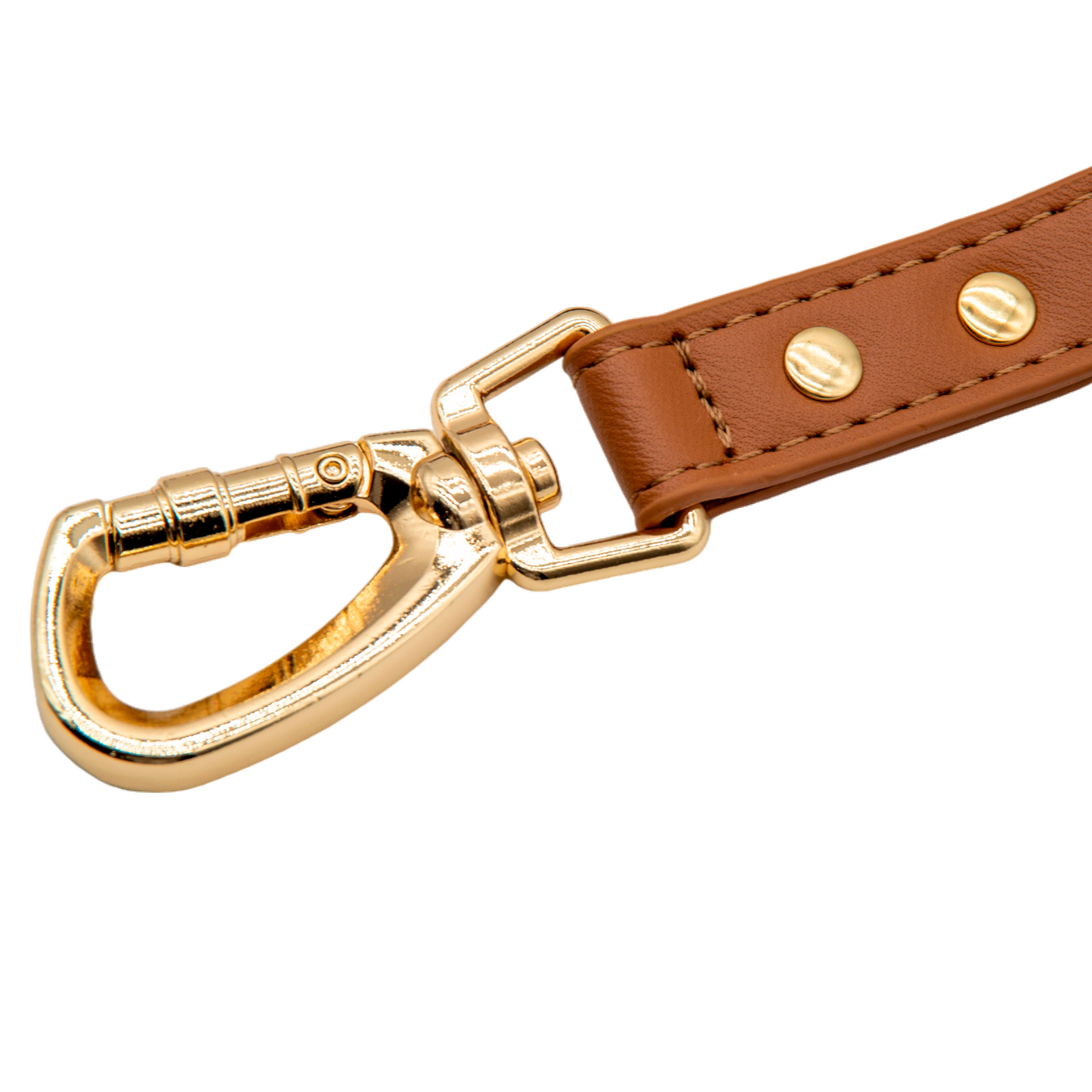 Small Dog PU Leather Harness & Leash Set (Fits Chest 26-50cm)(Little Teddy Brown)