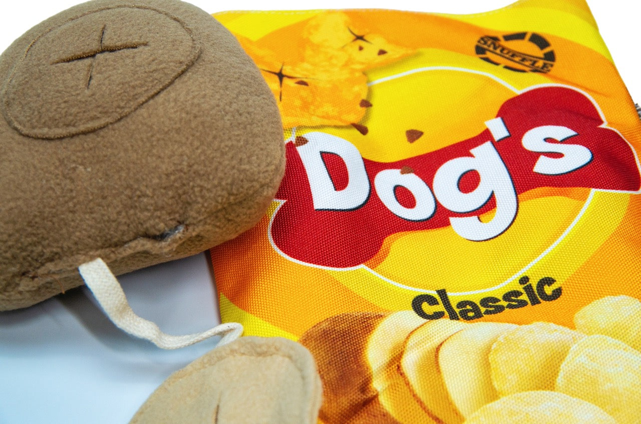 Chip Bag Snuffle Dogs Interactive Toy