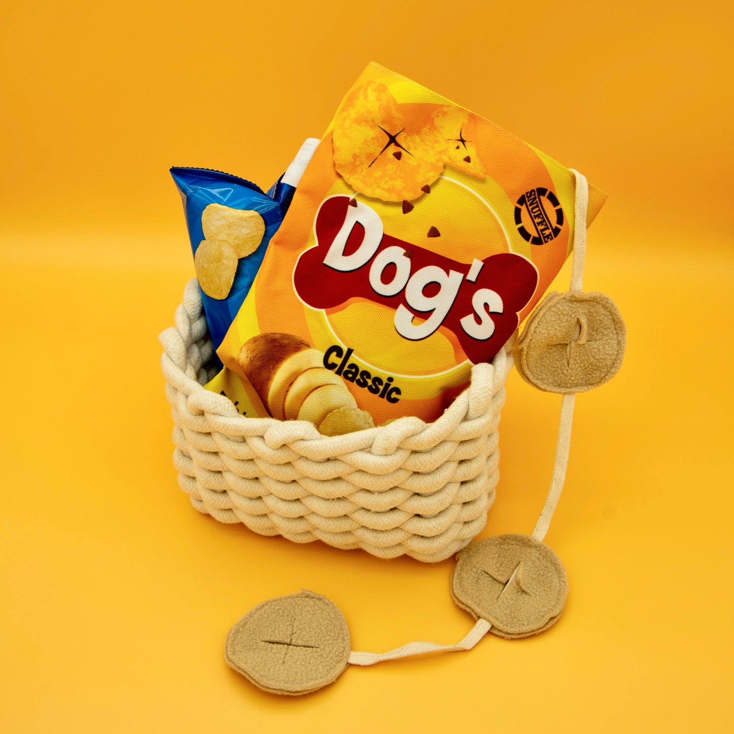 Chip Bag Snuffle Dogs Interactive Toy