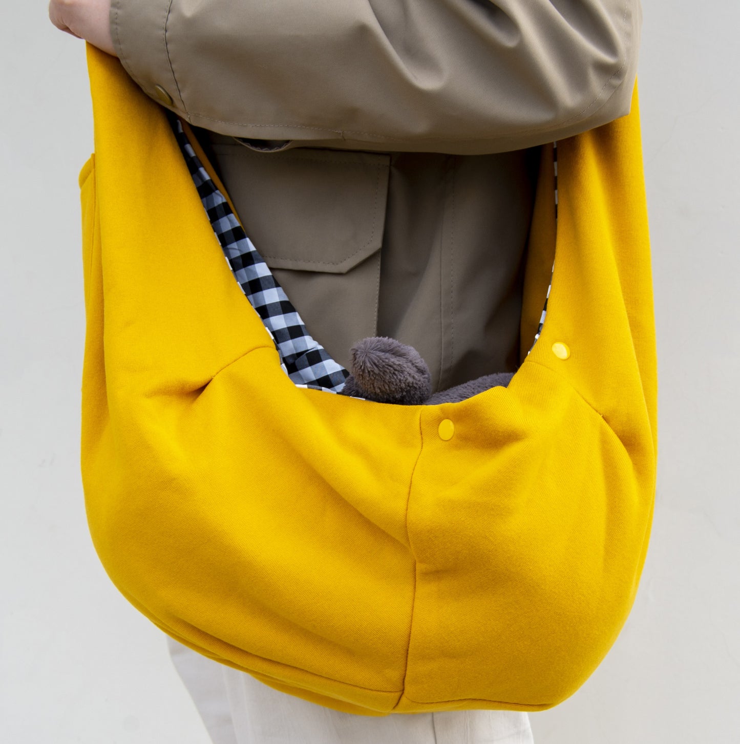 Travel Pet Sling Bag for Small Dogs (Yellow)