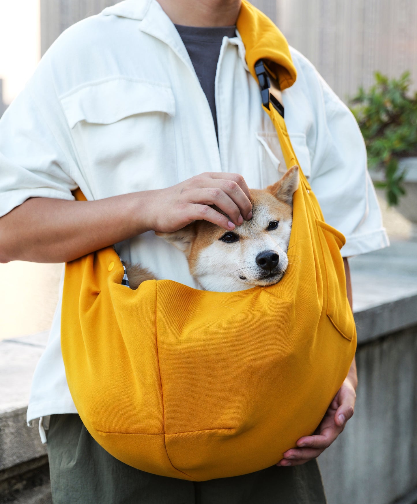 Travel Pet Sling Bag for Small Dogs (Yellow)