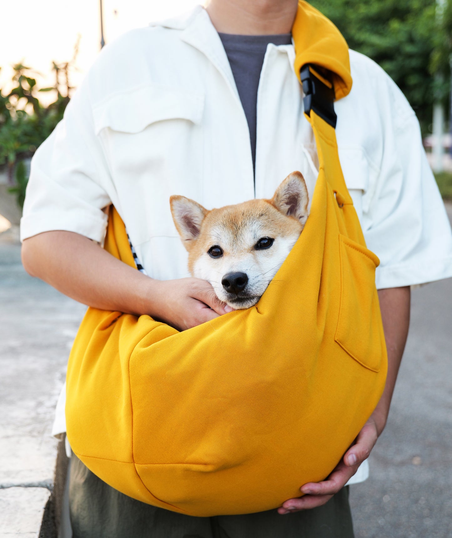 Travel Pet Sling Bag for Small Dogs (Yellow)