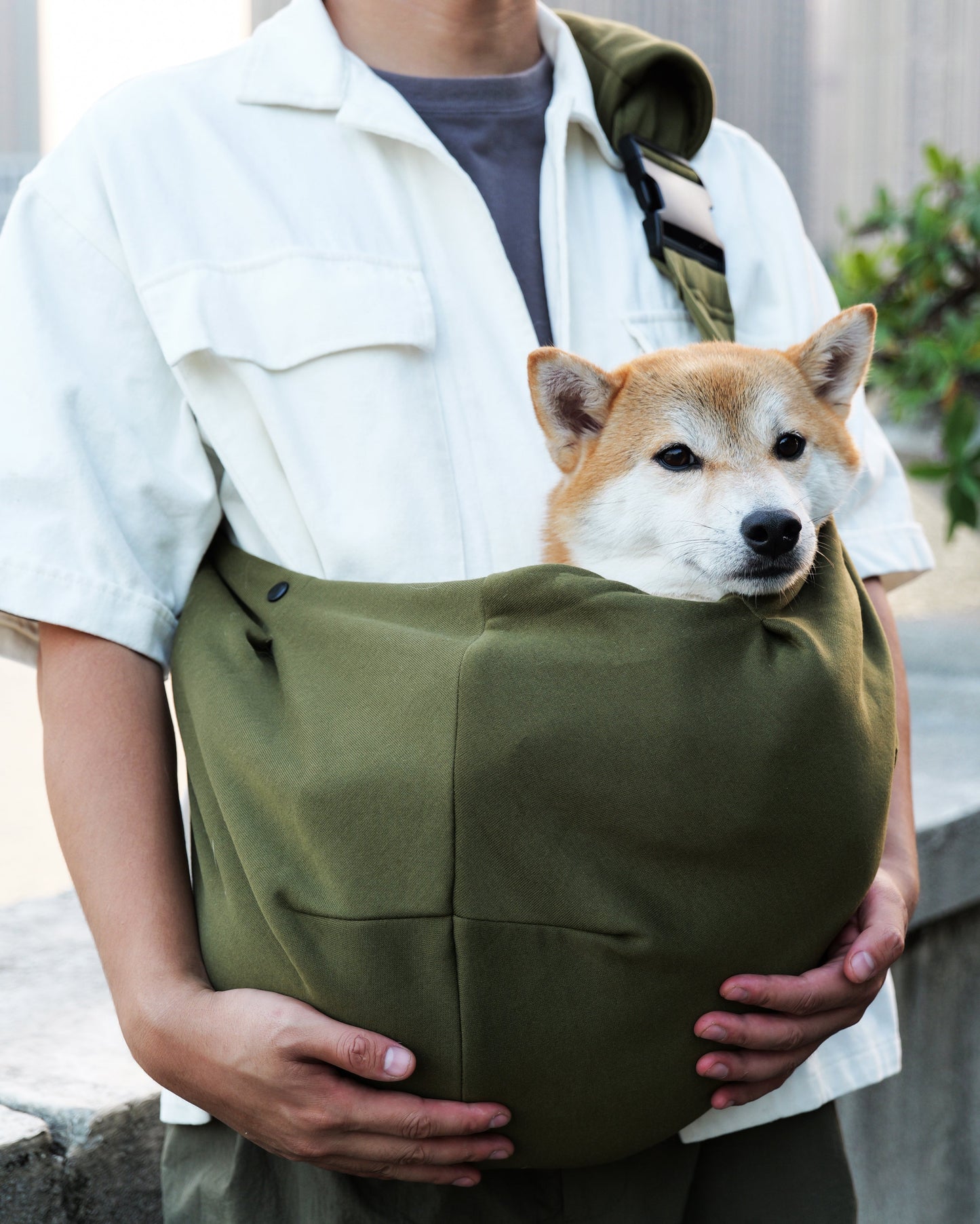 Travel Pet Sling Bag for Small Dogs (Green)