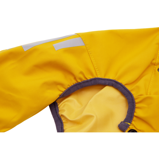 Waterproof Dog Raincoat(Mustard Yellow)(6-10lb)