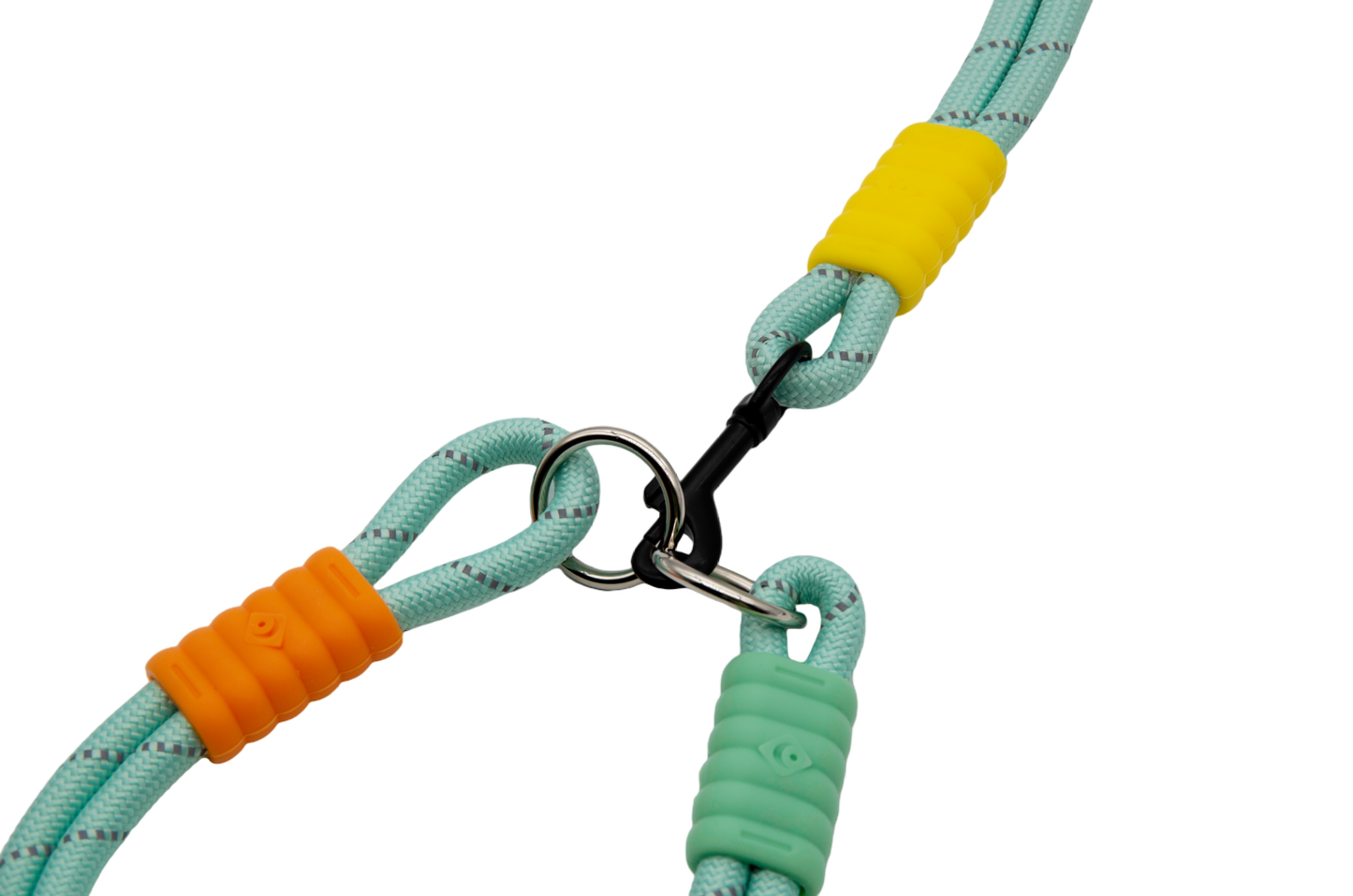 Heavy Duty Dog Collar & Leash Set with Comfort Padded Handle (Fresh Green)