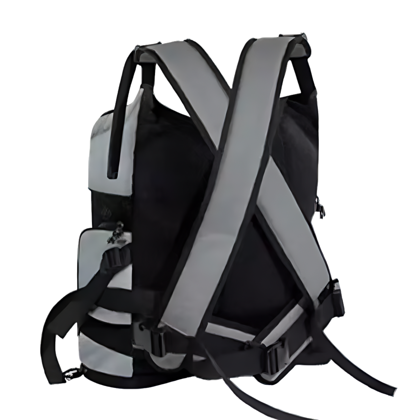 Breathable Canvas Dog Carrier Backpack, Forward Facing(Volcano Gray)