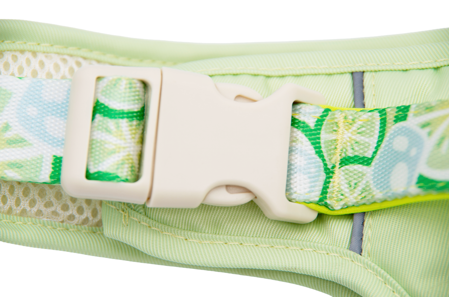 Dog Summer Fruit Breathable Harness & Leash Set(Lemon Green)