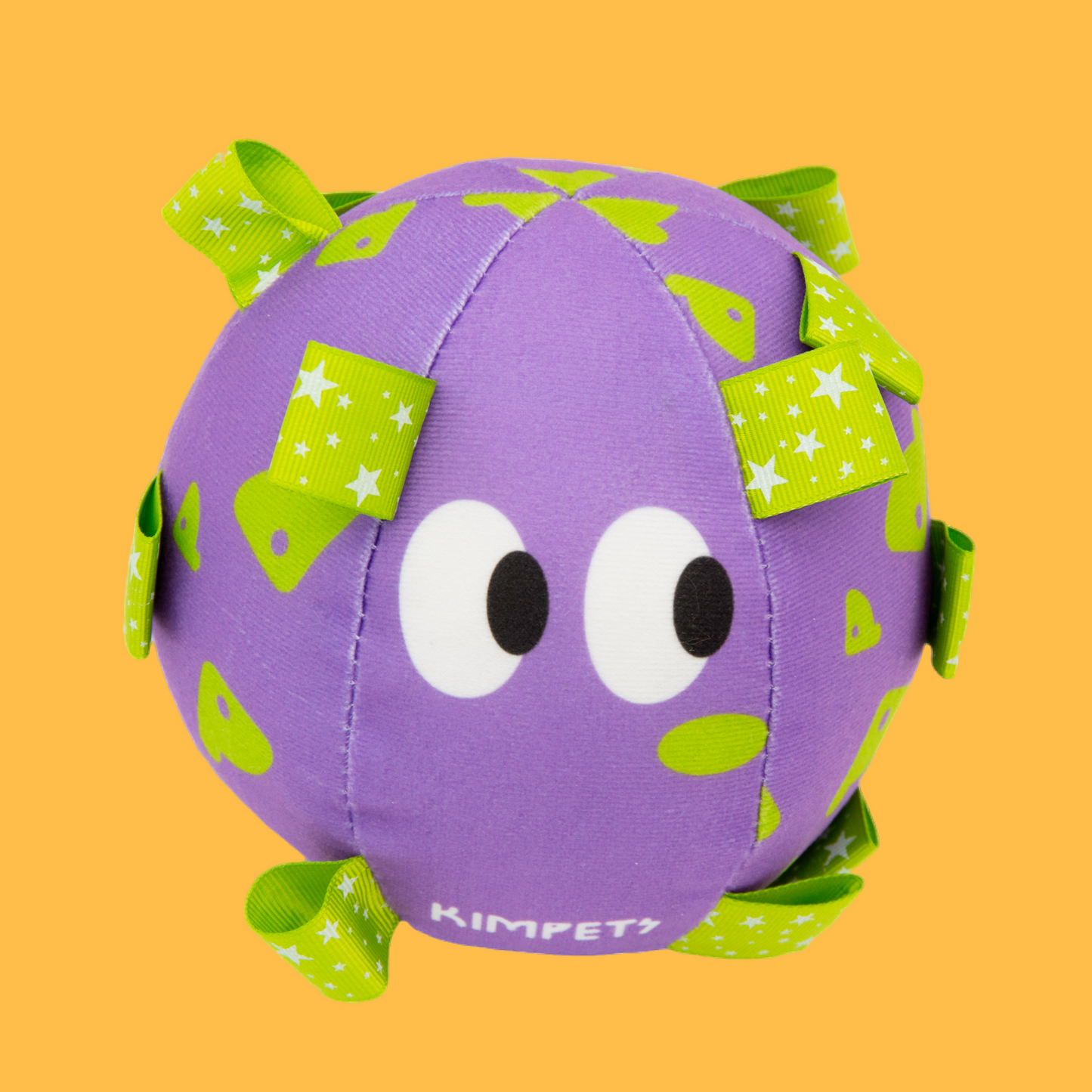 Big Eyed Grab Tabs Pup Ball Toy (Grape Pop)