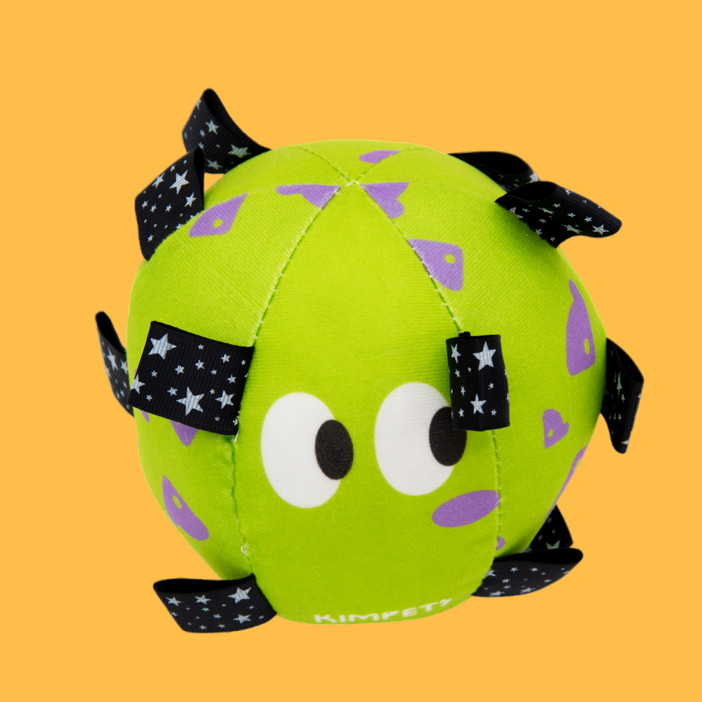 Big Eyed Grab Tabs Pup Ball Toy (Zesty Lime)