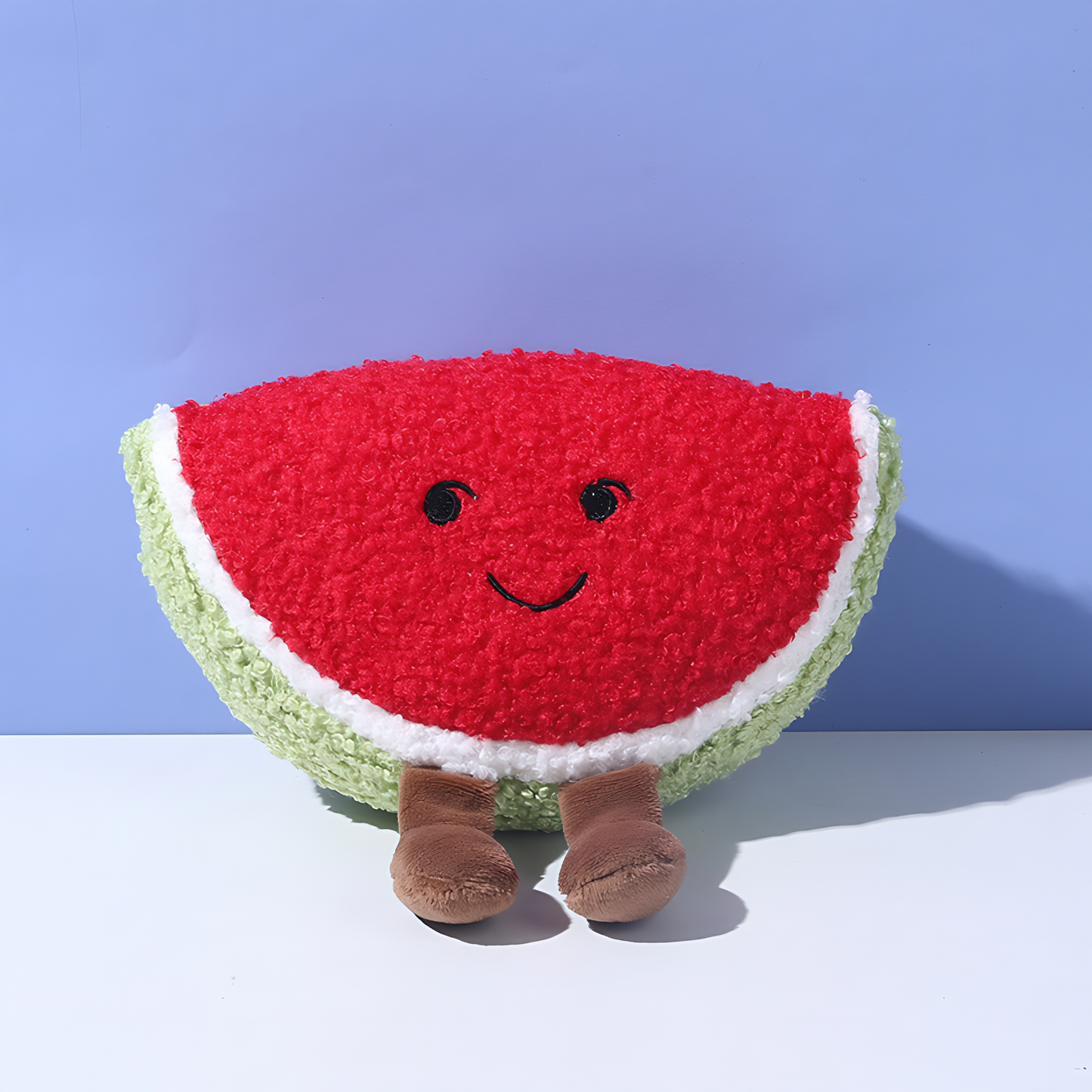 Plush Fruit Squeaky Dog Toy(Watermelon)