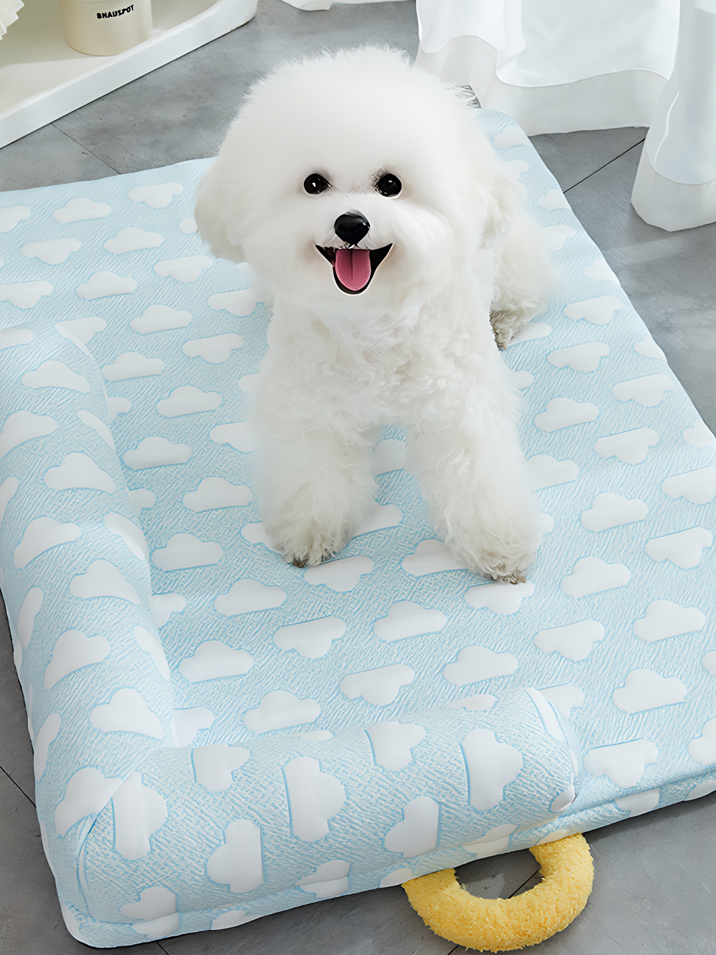 Cooling Mat Bolster Dog and Cat Bed