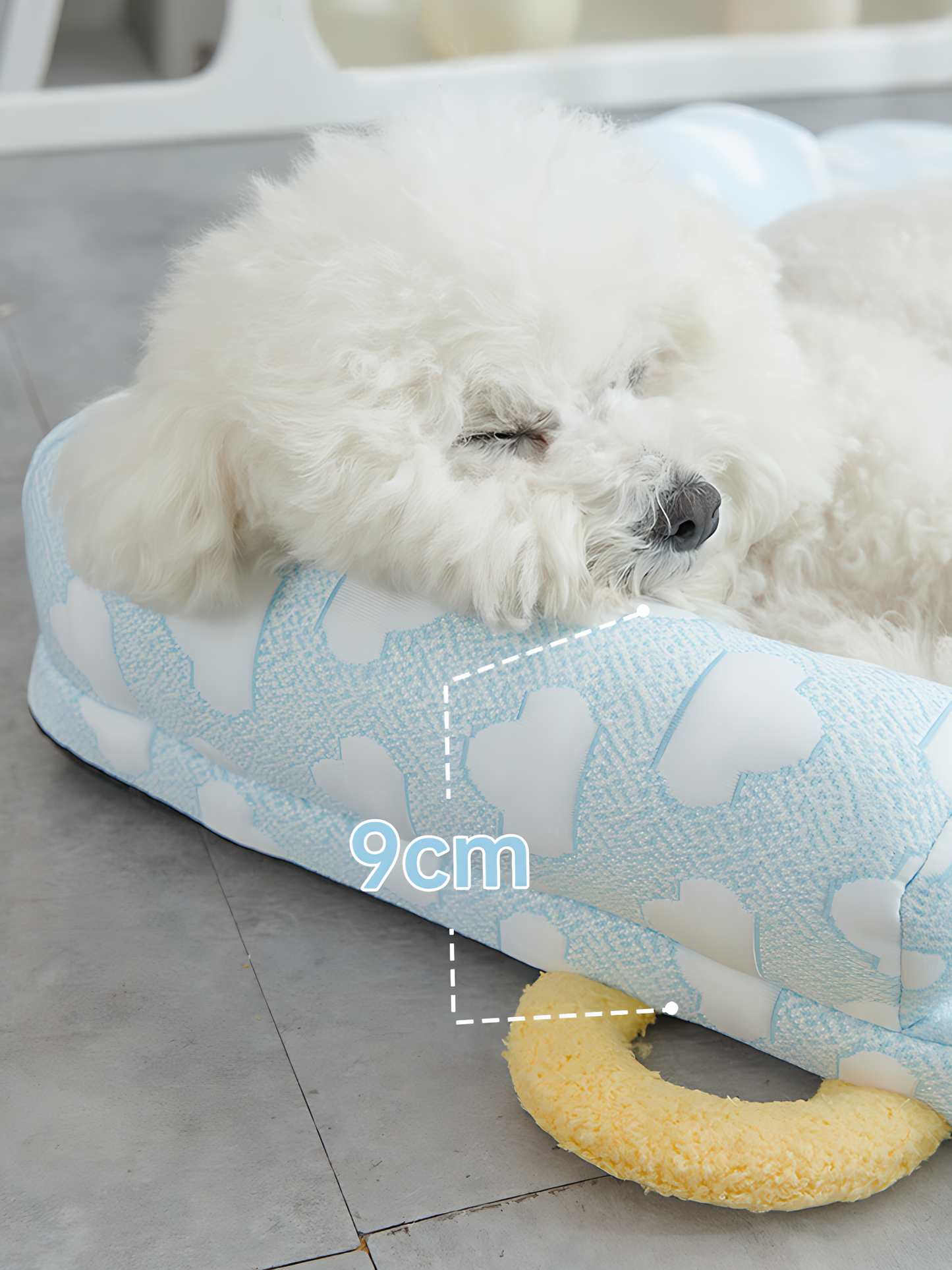 Cooling Mat Bolster Dog and Cat Bed