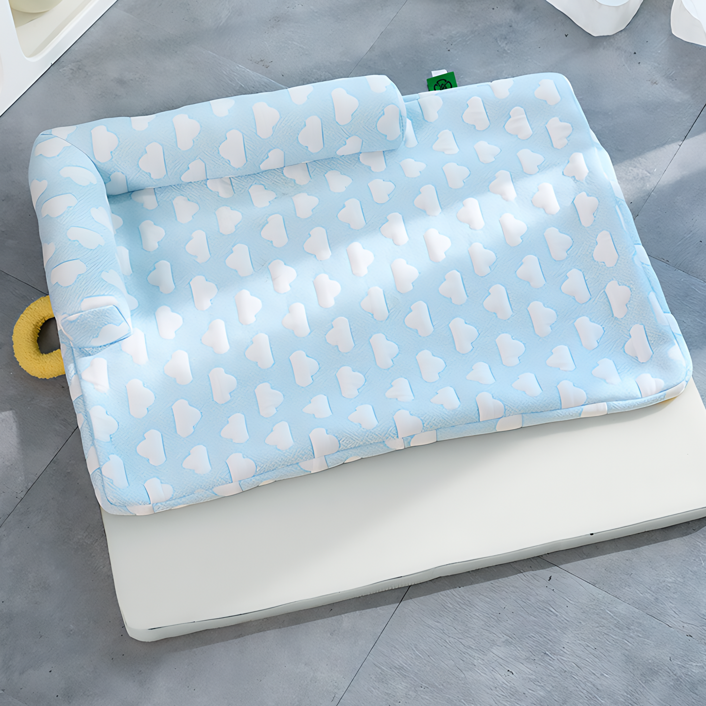 Cooling Mat Bolster Dog and Cat Bed