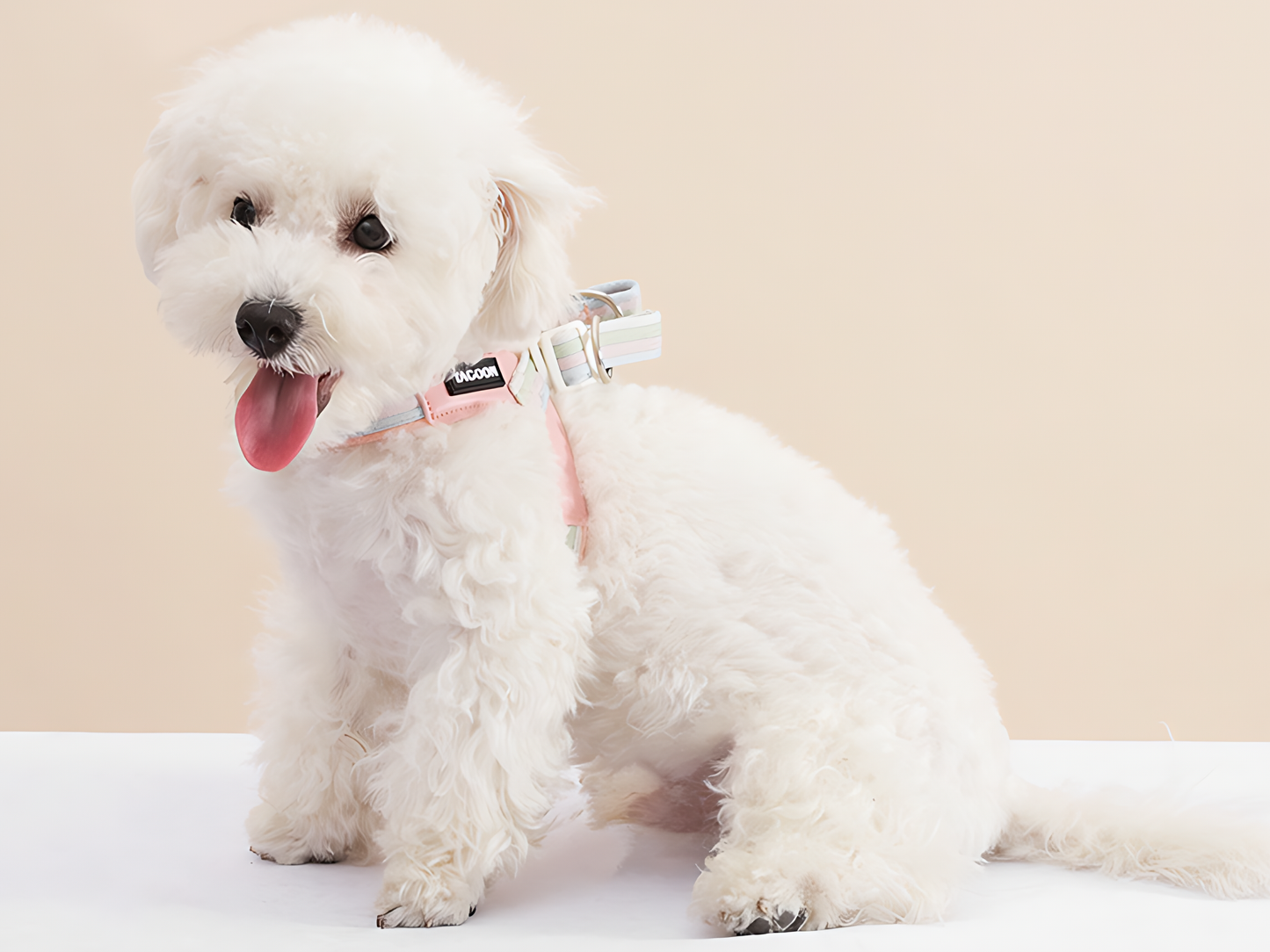 Rainbow V‑Harness with Mini Bag(Sakura Pink)