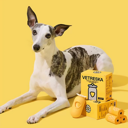 Dog Poop Bag Dispenser with Daisy Scented Bags
