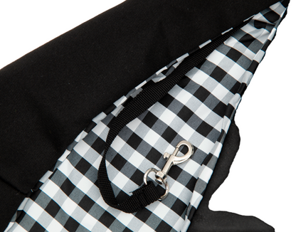 Travel Pet Sling Bag for Small Dogs (Black)