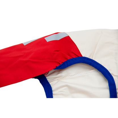 Waterproof Dog Raincoat for Small Dogs(Cherry Red)