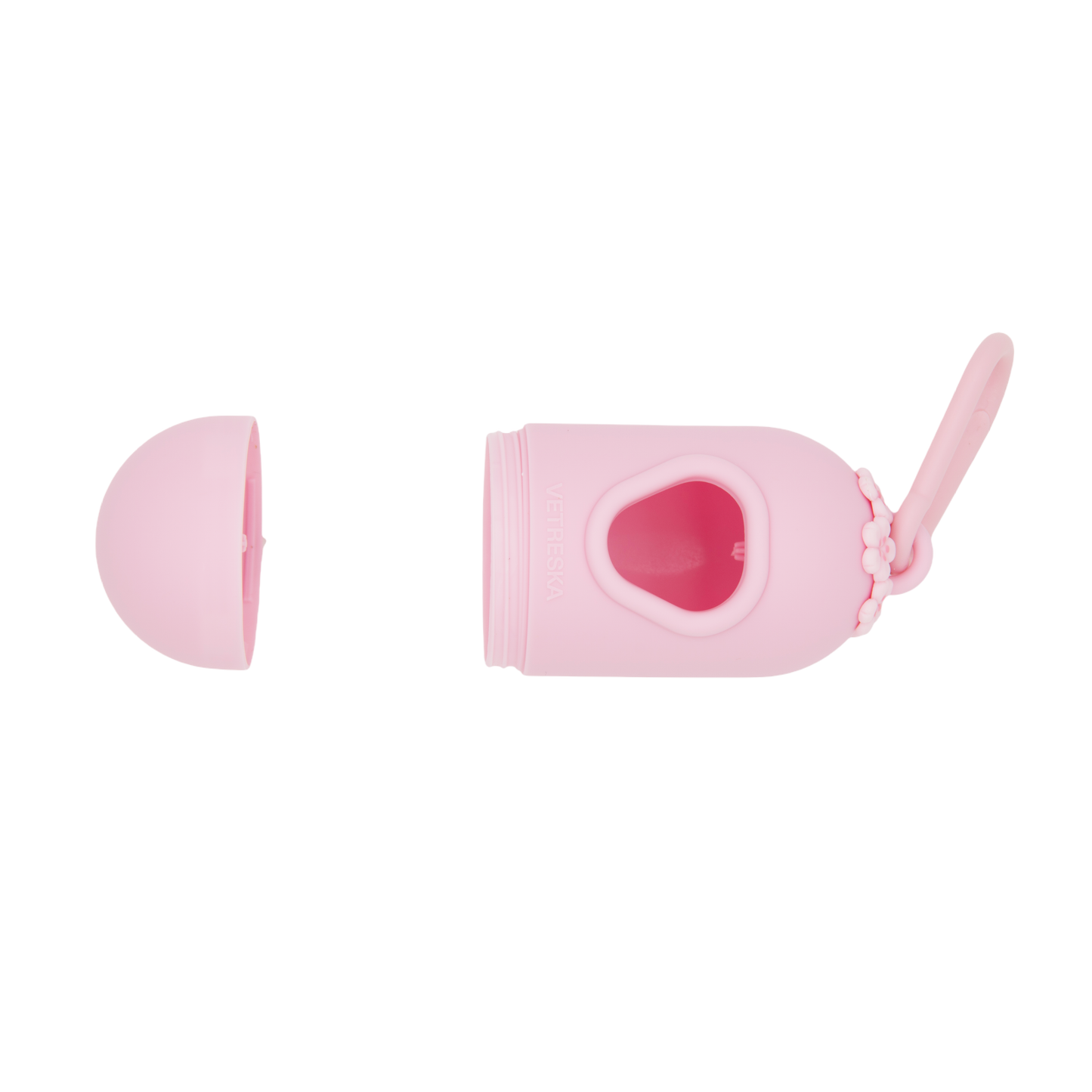 Dog Poop Bag Dispenser with Cherry Blossom Scented Bags