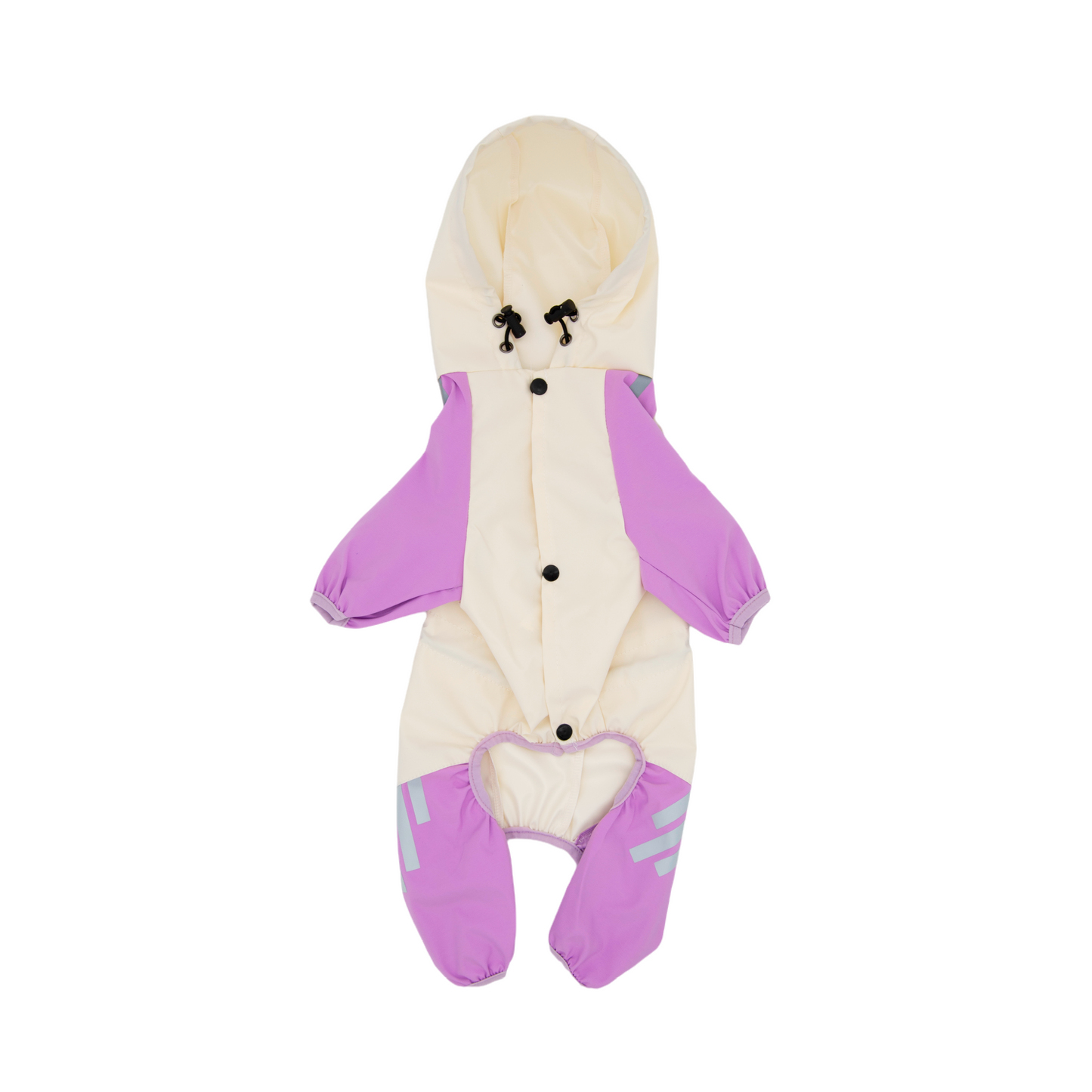 Waterproof Dog Raincoat(Lavender Purple)(6-10lb)