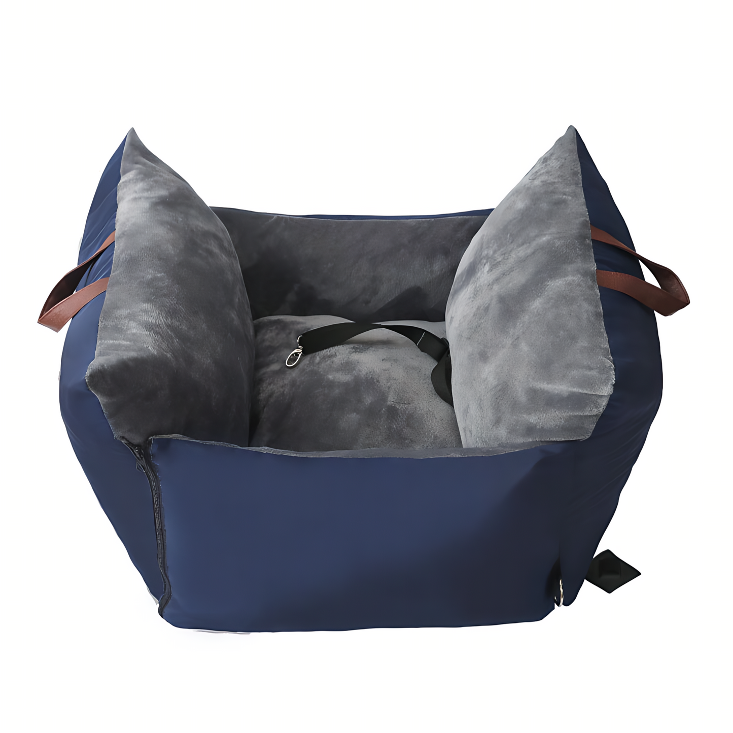 Portable Dog Car Seat, Booster Seat for Small and Medium Dogs(Navy Blue)