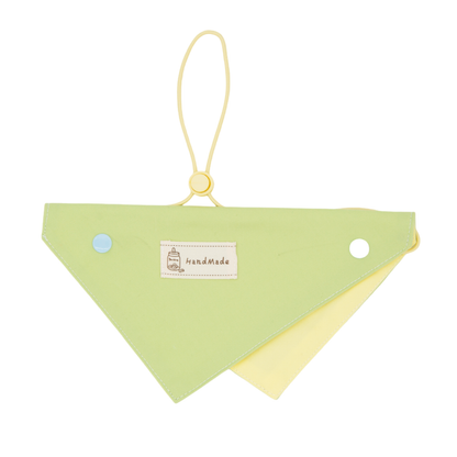 Macaron Dog Bandana(Mustard Green)