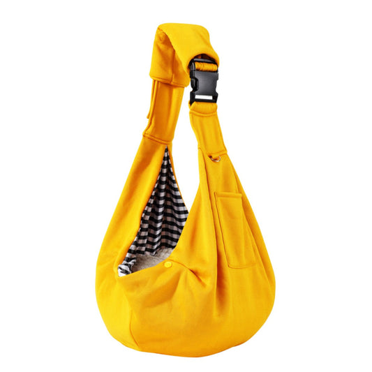Travel Pet Sling Bag for Small Dogs (Yellow)