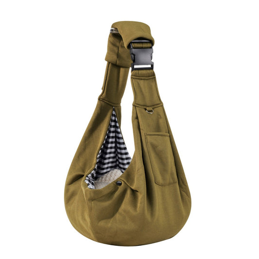 Travel Pet Sling Bag for Small Dogs (Green)
