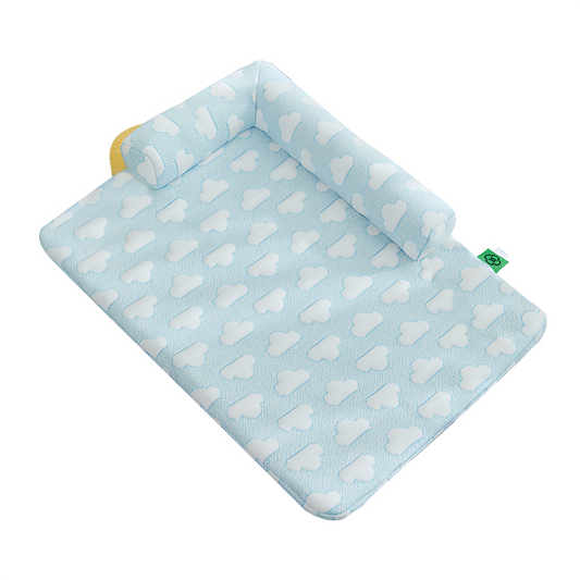 Cooling Mat Bolster Dog and Cat Bed