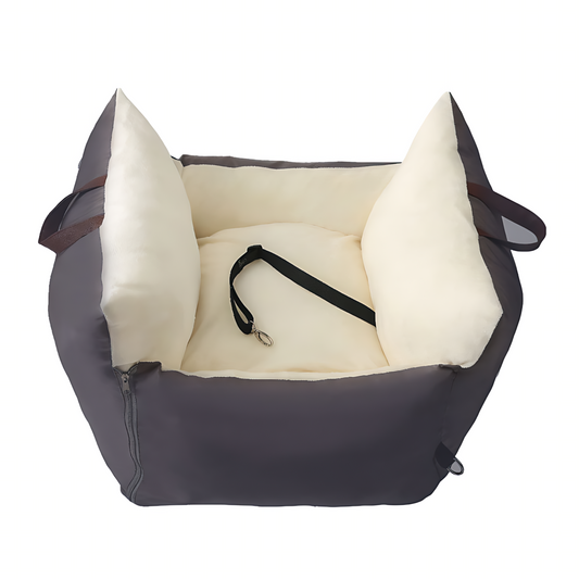 Portable Dog Car Seat, Booster Seat for Small and Medium Dogs(Dark Gray)