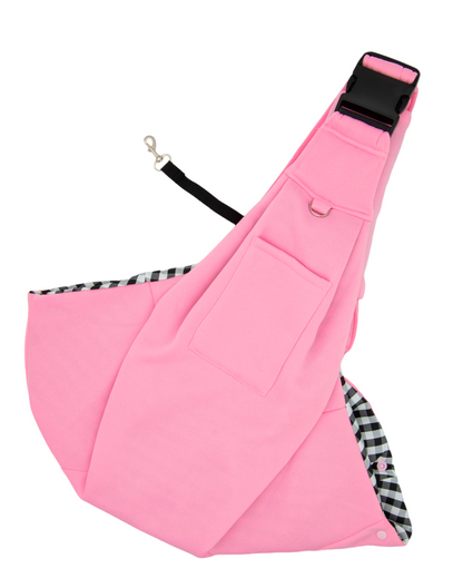 Travel Pet Sling Bag for Small Dogs (Pink)