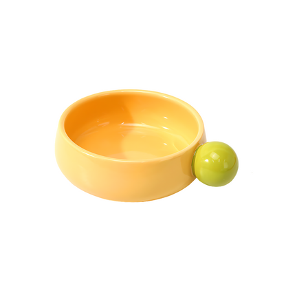 Candy Bean Ceramic Dog Bowl Set