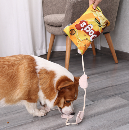 Chip Bag Snuffle Dogs Interactive Toy